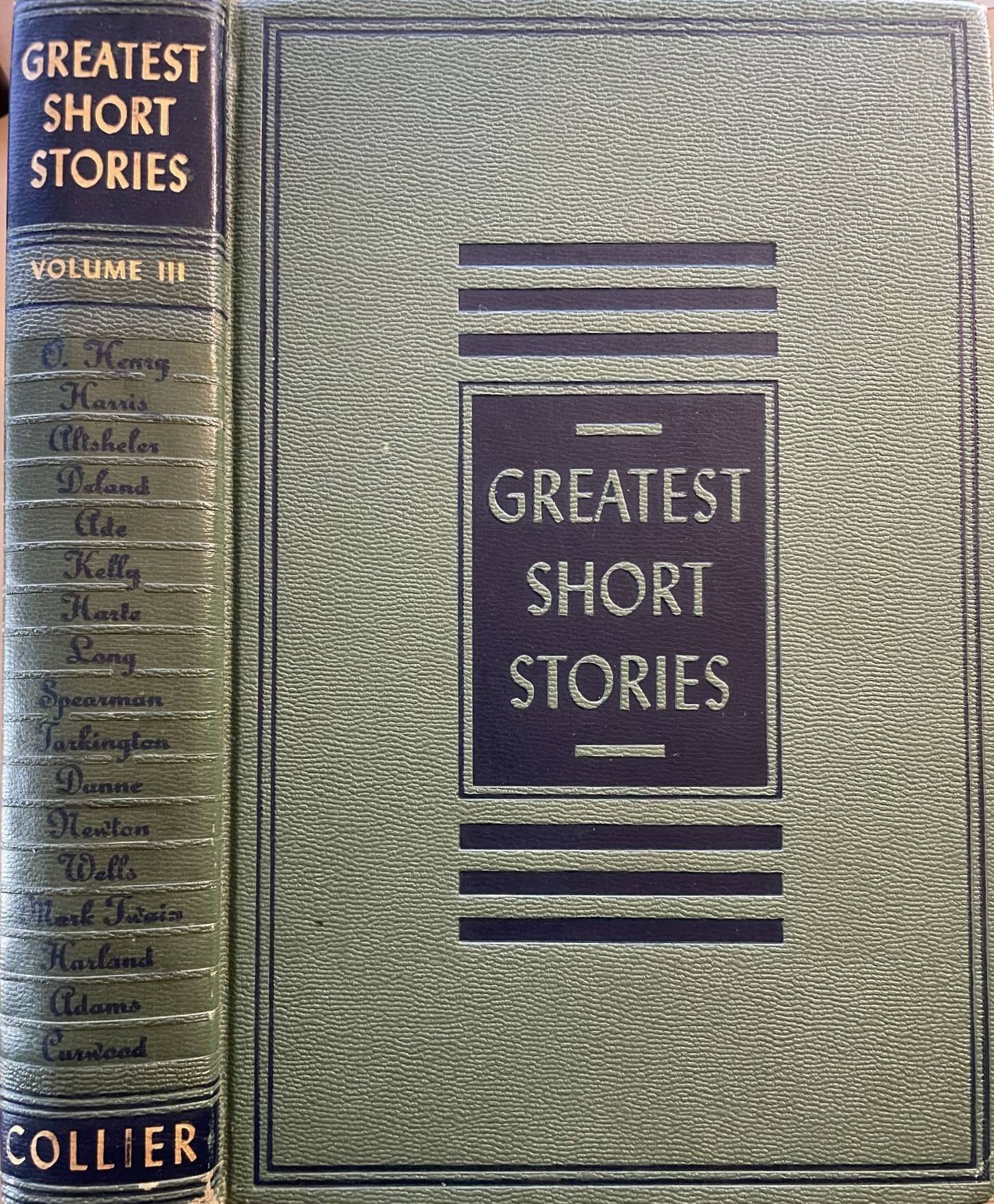 Greatest Short Stories, Vol. 3 - First Edition - 1940