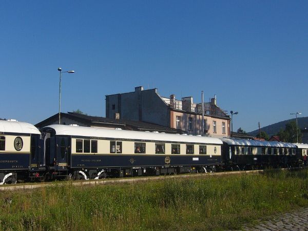 One of the stops of the Orient Express in Poland.